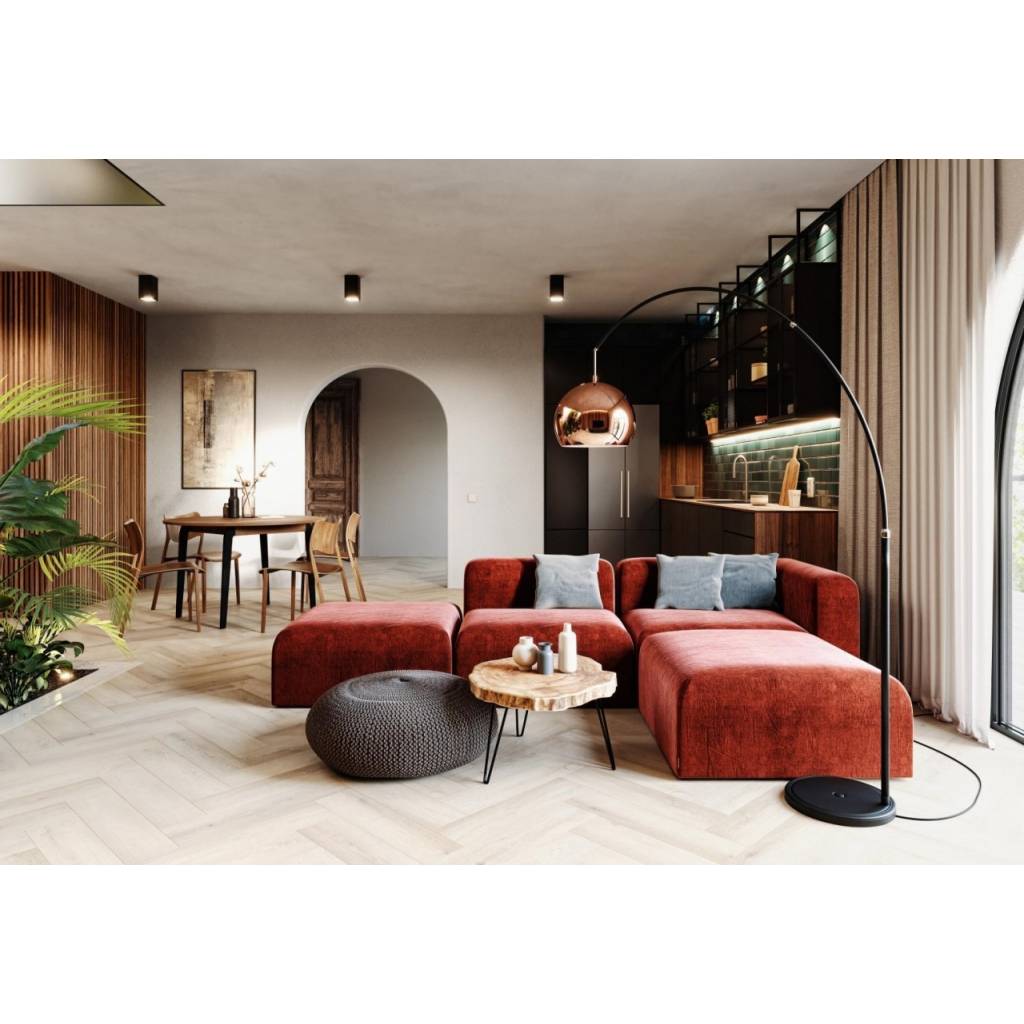Panele winylowe SPC LVT Jodełka Dąb Preston CA167 Klasa 33 5 mm