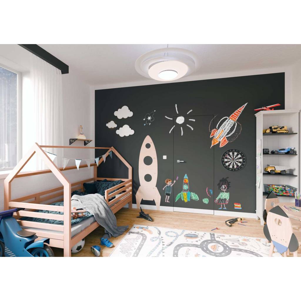 Drzwi Sara Eco 2 bezprzylgowe ukryte lewe 80 cm otwierane na zewnątrz, 5901316049866