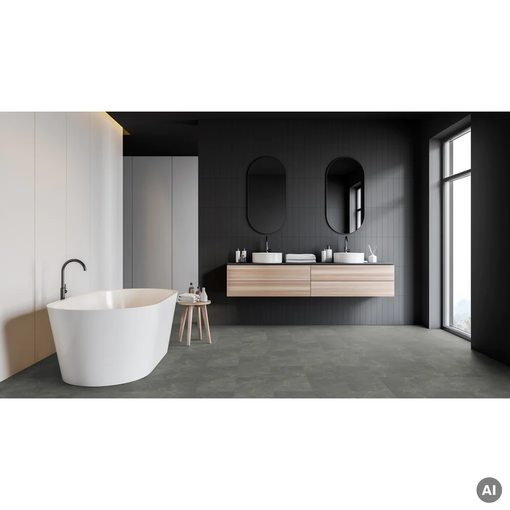 Panele winylowe SPC Marmo Scuro 5 mm Klasa 33, CAL-4056 (300*600)-IB