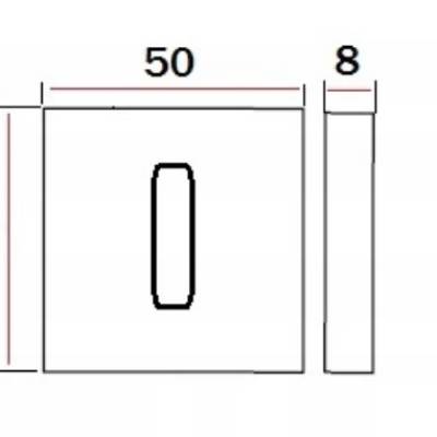 Rozety STUDIO pod wkładkę bębenkową WB N657245M