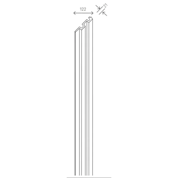 Lamele Panel Linerio S-Line Mocca 3026161 - 5