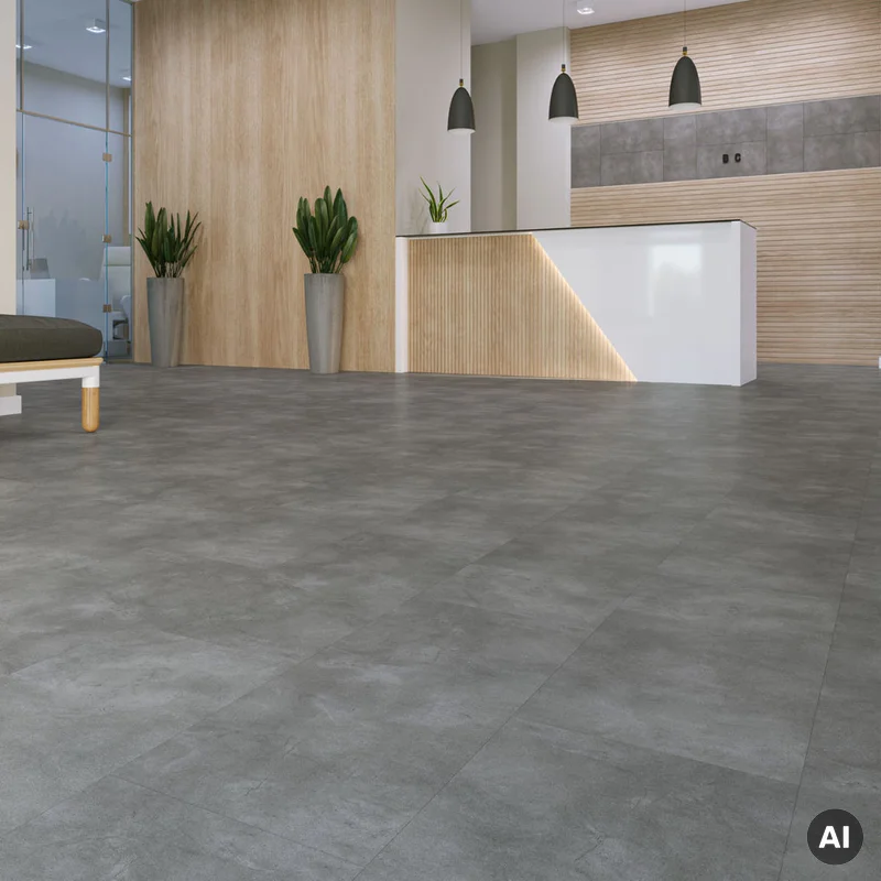 Panele Winylowe SPC LVT Sendai Concrete 4 mm Klasa 32, 59051