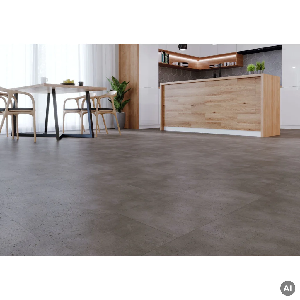 Panele Winylowe SPC LVT Sendai Concrete 4 mm Klasa 32, 5905167839324