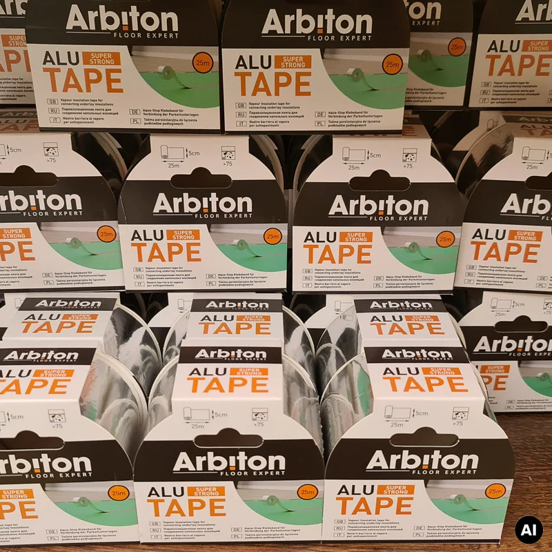 Taśma Alu Tape do łączenia podkładów podłogowych 25mb,
