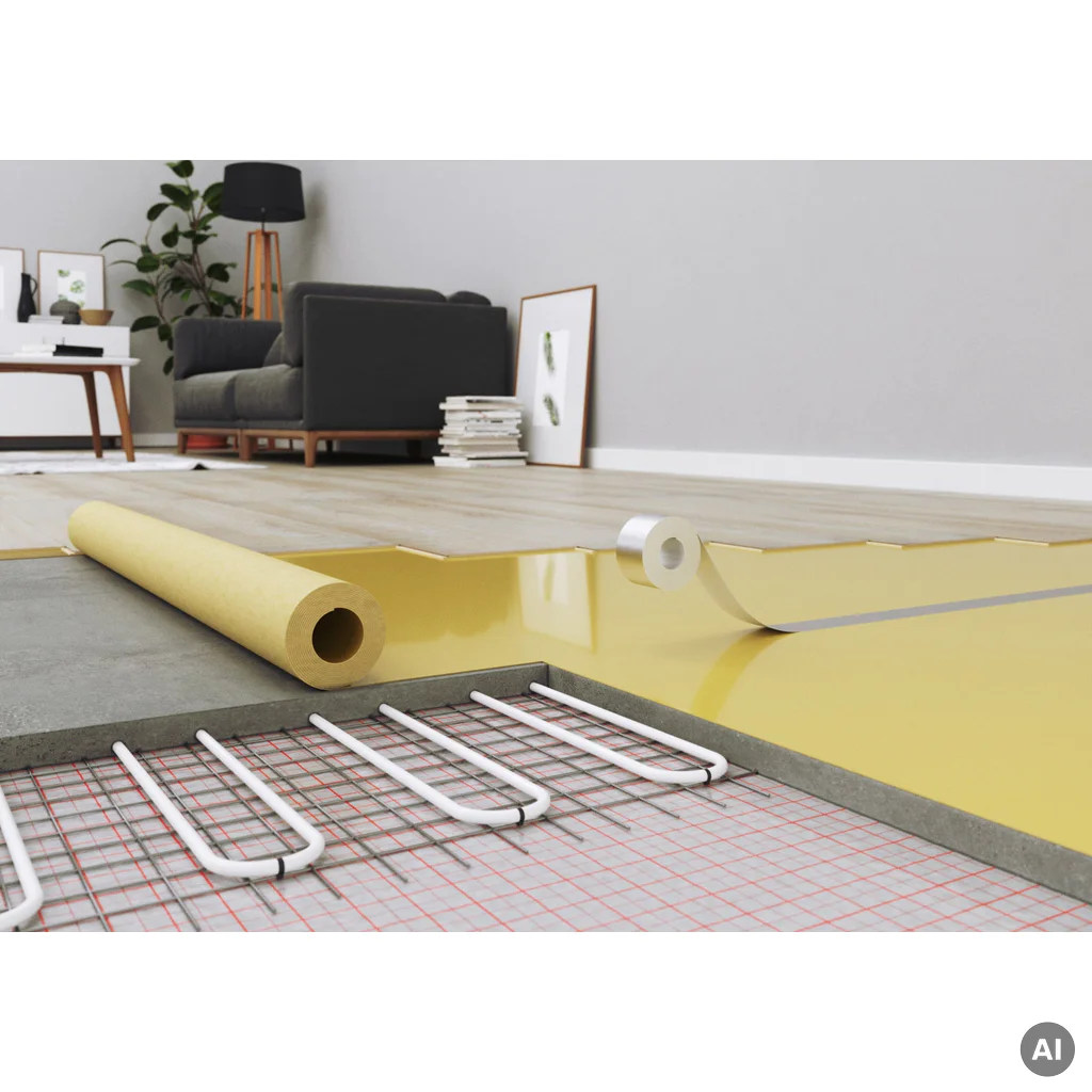 Taśma Alu Tape do łączenia podkładów podłogowych, 5905167698778