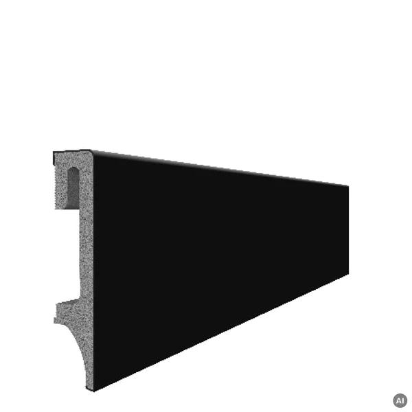 Listwa Espumo 206 Czarna 2,4 m, 206 ESP206 2.4 - 2