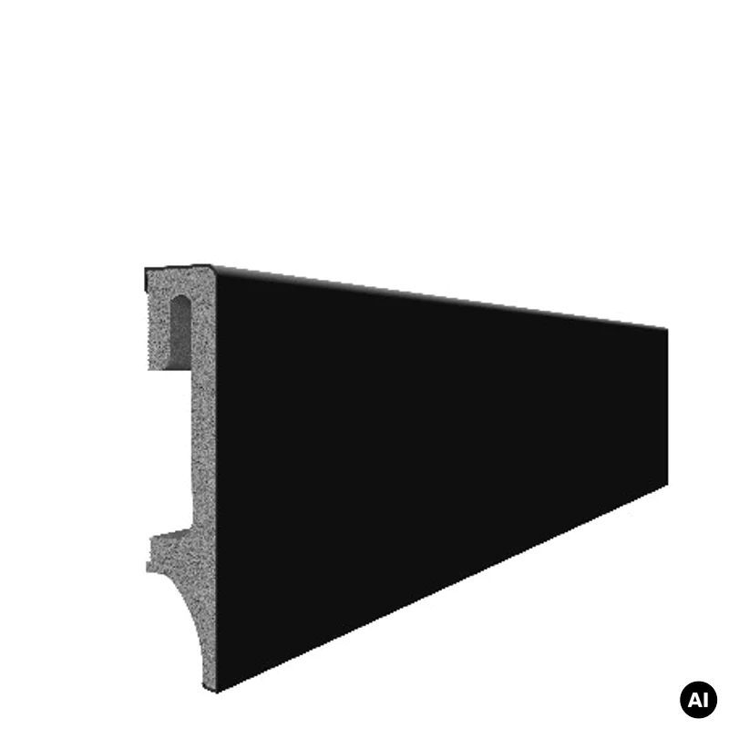 Listwa Espumo 206 Czarna 2,4 m, 206 ESP206 2.4