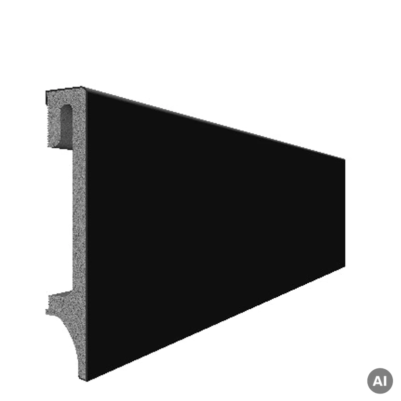 Listwa Espumo 406 Czarna 2,4 m, 406 ESP406 2.4 - 3