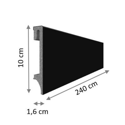 Listwa Espumo 406 Czarna  2,4 m, 406 ESP406 2.4