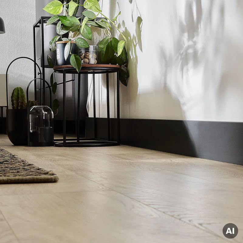 Listwa przypodłogowa Espumo 406 Czarna  2,4 m, 406 ESP406 2