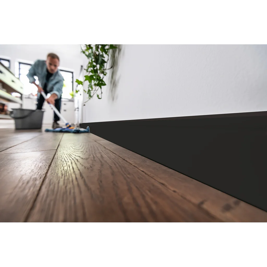 Listwa przypodł0ogowa Espumo 506 Czarna 2,4 m, 506 ESP506 2.4