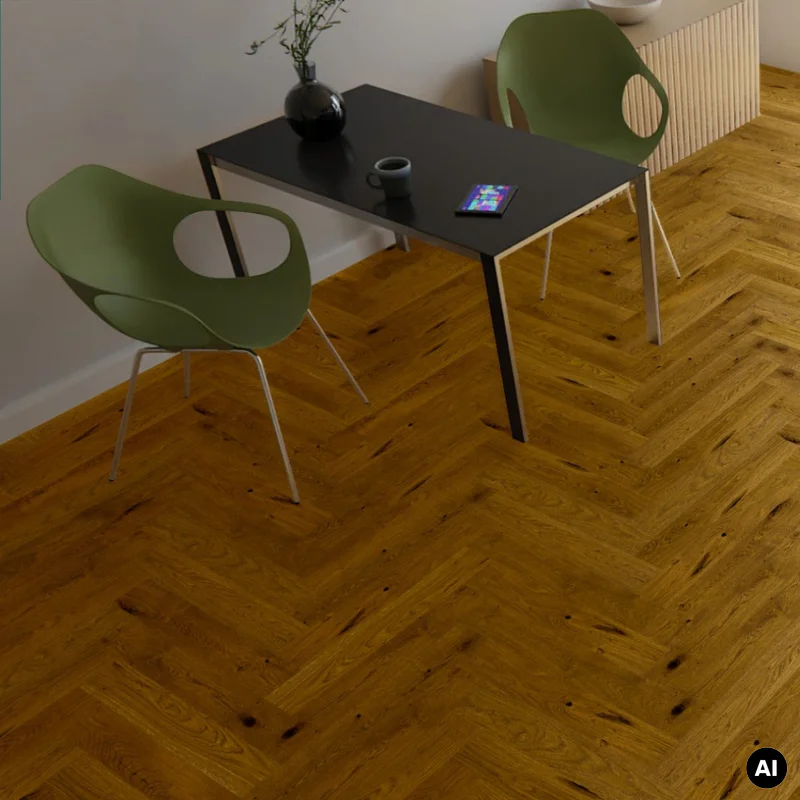 Podłoga drewniana Dąb Brown Sugar Jodła Klasyczna 14 mm, 