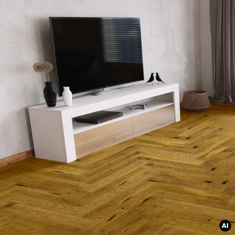Podłoga drewniana Dąb Brown Sugar Jodła Klasyczna 14 mm, 