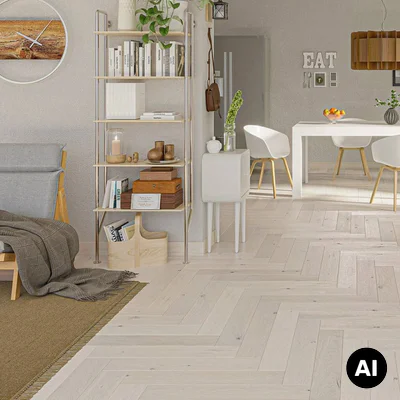 Podłoga drewniana Dąb Cappuccino Jodła Klasyczna 14 mm, 1WC000010