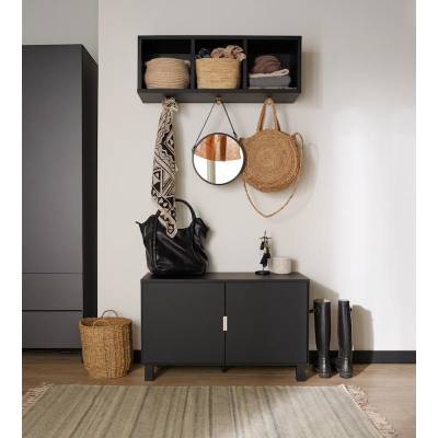 Zaślepki do listew Plastikowe Espumo ESP506 Czarne Komplet Lewa+Prawa
