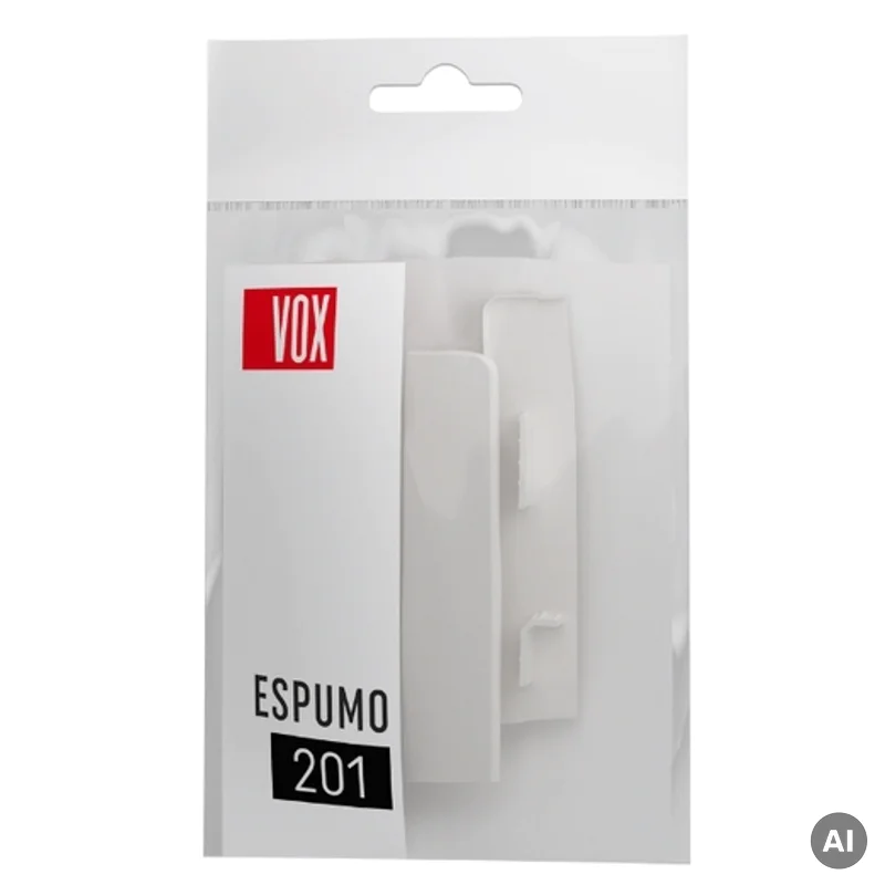 Zaślepki do listew Plastikowe Espumo ESP201 Białe Komplet