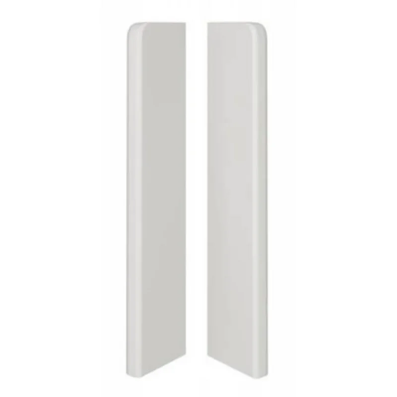 Zaślepki do listew Plastikowe Espumo ESP201 Białe Komplet