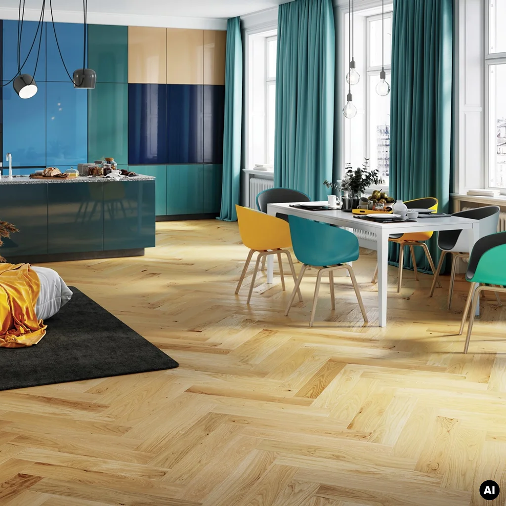Podłoga drewniana Dąb Caramel Jodła Klasyczna 14 mm, 1WC000062