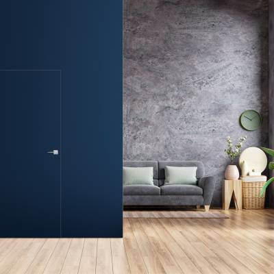 Drzwi ukryte + ościeżnica Sara Color komplet lewe, 70 cm otwierane na zewnątrz, TK01SS1207B