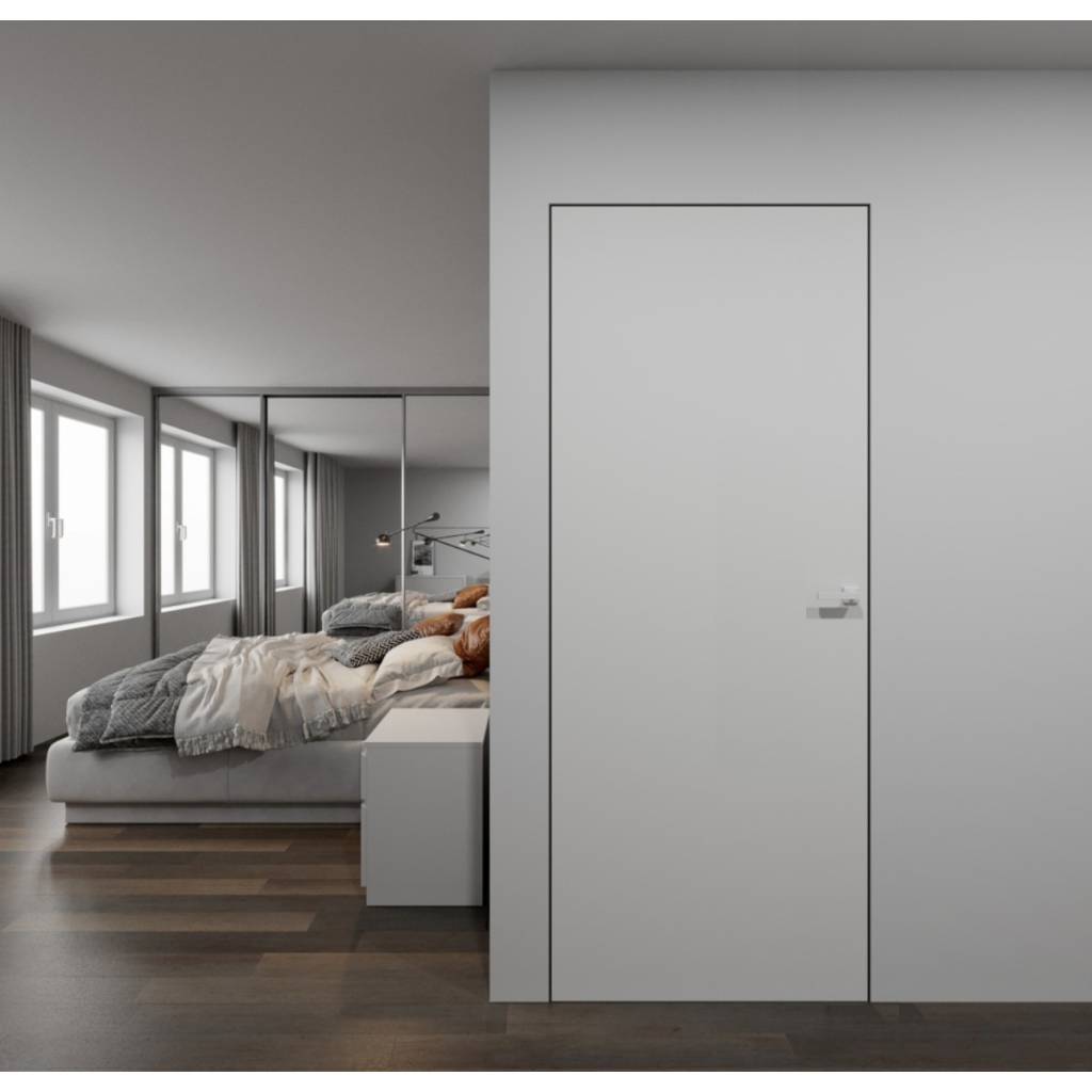 Drzwi ukryte + ościeżnica Sara Color komplet lewe, 80 cm otwierane na zewnątrz, TK01SS1208B