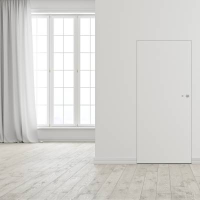 Drzwi ukryte Drzwi ukryte białe + ościeżnica Sara Color lewe 80cm otwierane na zewnątrz