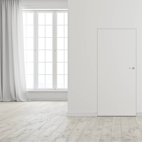 Drzwi ukryte białe + ościeżnica Sara Color lewe 80cm otwierane na zewnątrz, TK01SW1208B