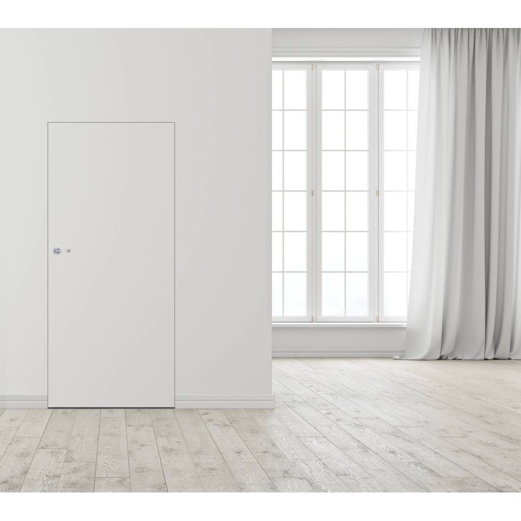 Drzwi ukryte białe + ościeżnica Sara Color prawe 90cm otwierane do wewnątrz, TK01SW2109B