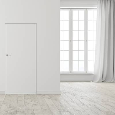 Drzwi ukryte białe + ościeżnica Sara Color prawe 90cm otwierane do wewnątrz, TK01SW2109B