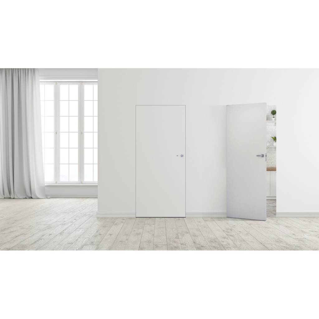 Drzwi ukryte białe + ościeżnica Sara Color prawe 90cm otwierane do wewnątrz, TK01SW2109B