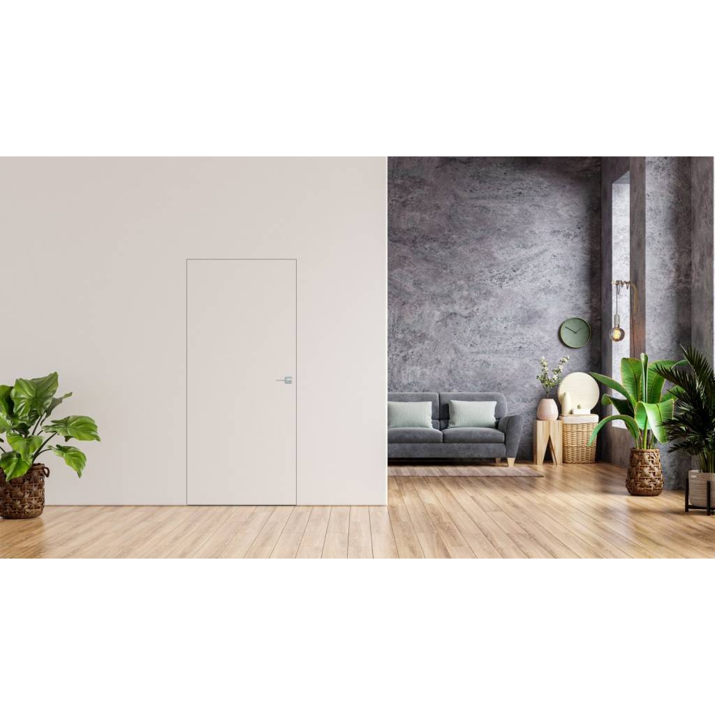 Drzwi ukryte białe + ościeżnica Sara Color prawe 90cm otwierane do wewnątrz, TK01SW2109B
