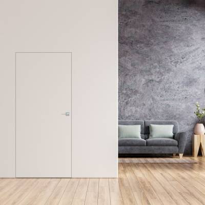 Drzwi ukryte białe + ościeżnica Sara Color prawe 90cm otwierane do wewnątrz, TK01SW2109B