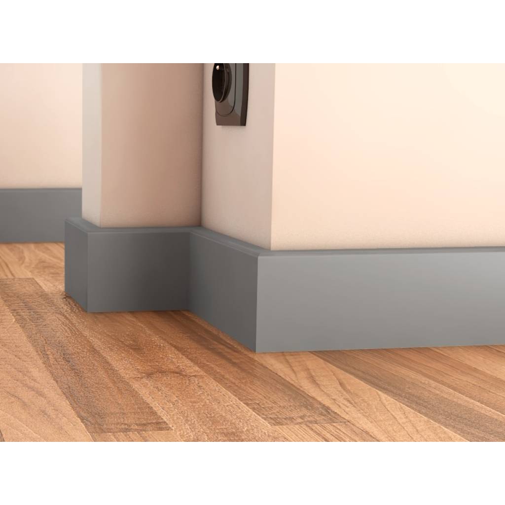 Listwa MDF ERGO 80 Szara  , 5902537599024