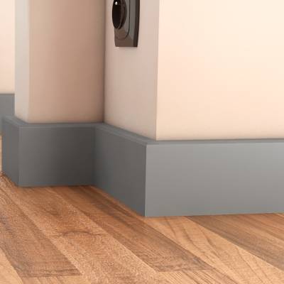 Listwy przypodłogowe Listwa MDF ERGO 80 Szara  