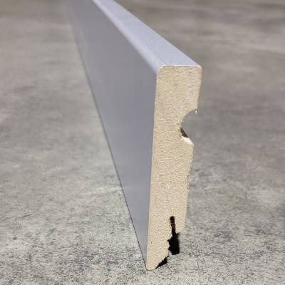 Listwy przypodłogowe Listwa MDF ERGO 80 Szara  