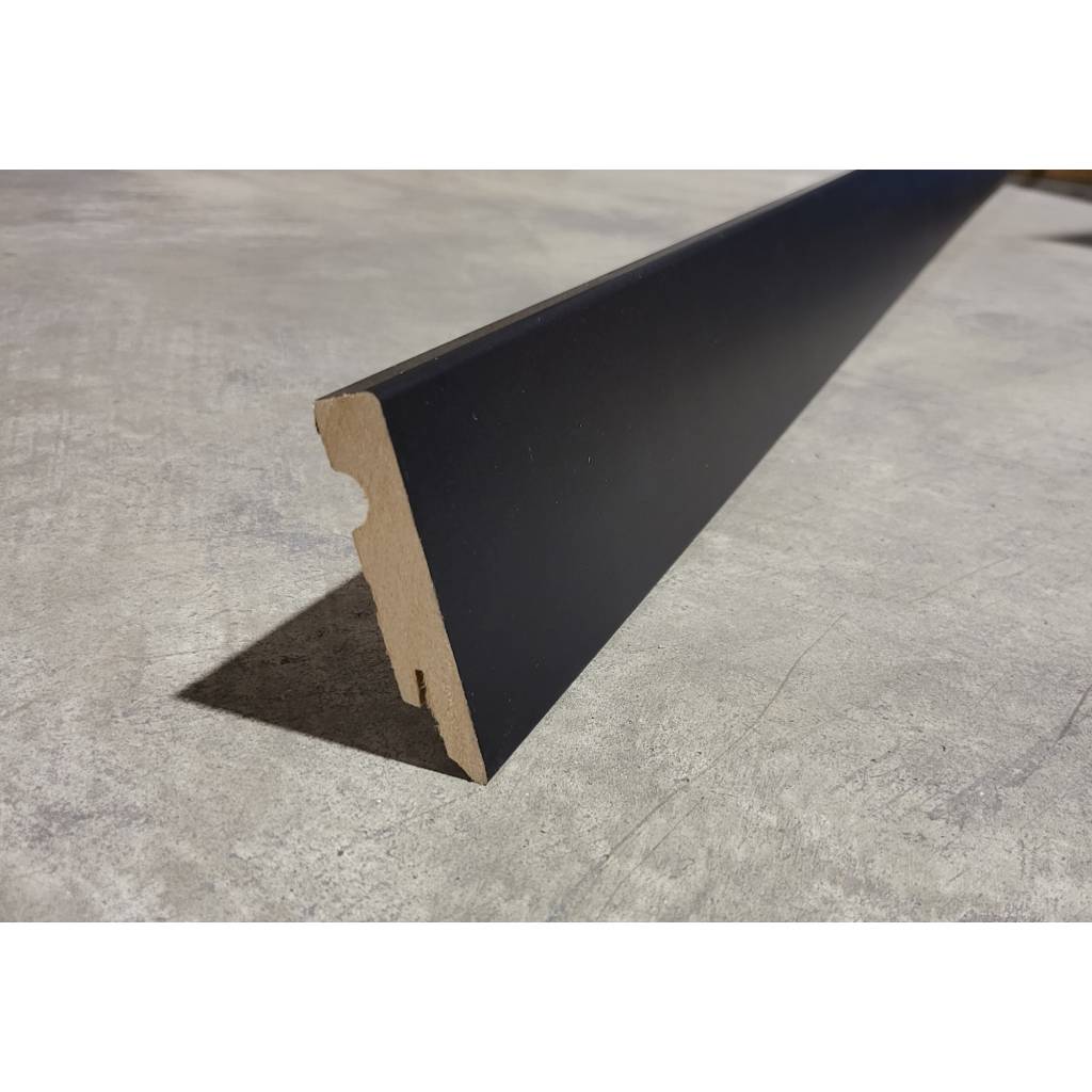 Listwa MDF ERGO 80 Czarna matowa , 5902537599031