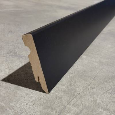 Listwa MDF ERGO 80 Czarna matowa , 5902537599031