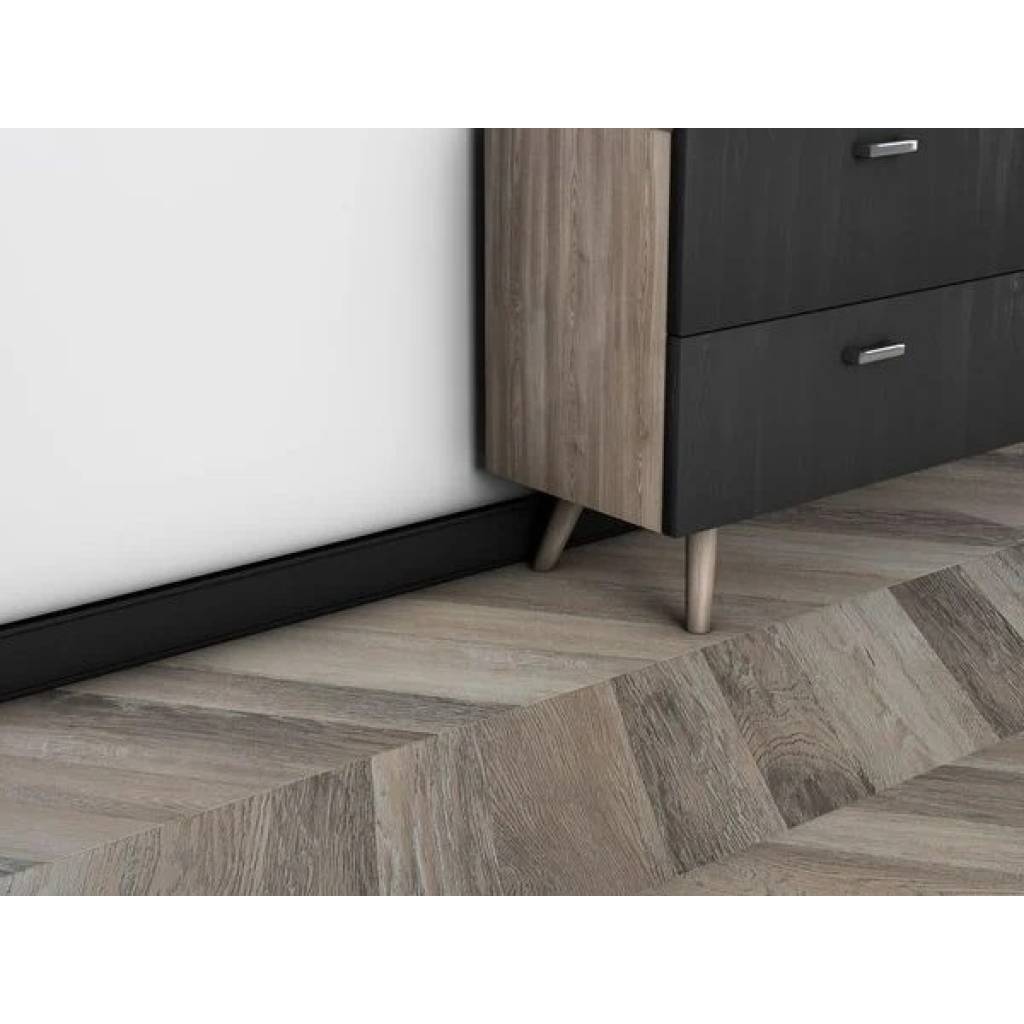 Listwa MDF ERGO 80 Czarna matowa , 5902537599031