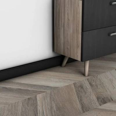 Listwa MDF ERGO 80 Czarna matowa , 5902537599031
