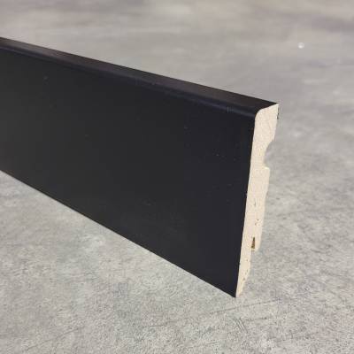 Listwa MDF ERGO 80 Czarna matowa , 5902537599031