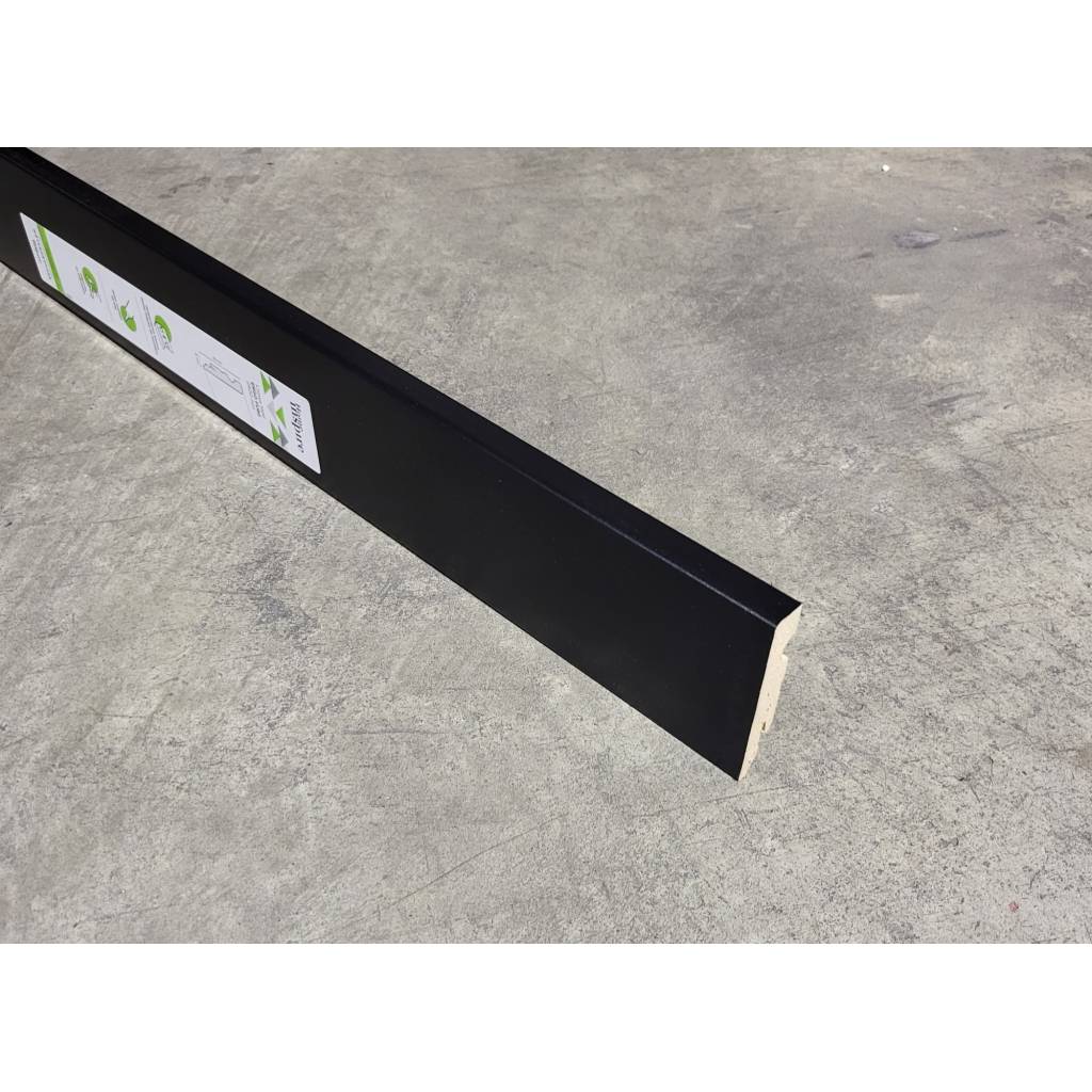 Listwa MDF ERGO 80 Czarna matowa , 5902537599031