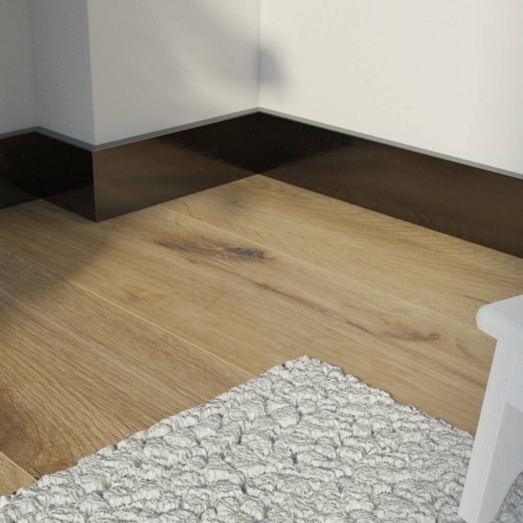 Listwa MDF ERGO 80 Czarna połysk , 5902537599048