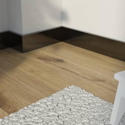 Listwa MDF ERGO 80 Czarna połysk , 5902537599048