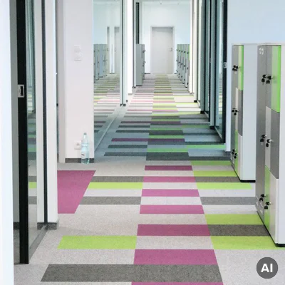 Wykładzina Dywanowa Mevia 50x50 Jasnoszara Szary 5.9 mm Klasa 32, 2201MEVIA