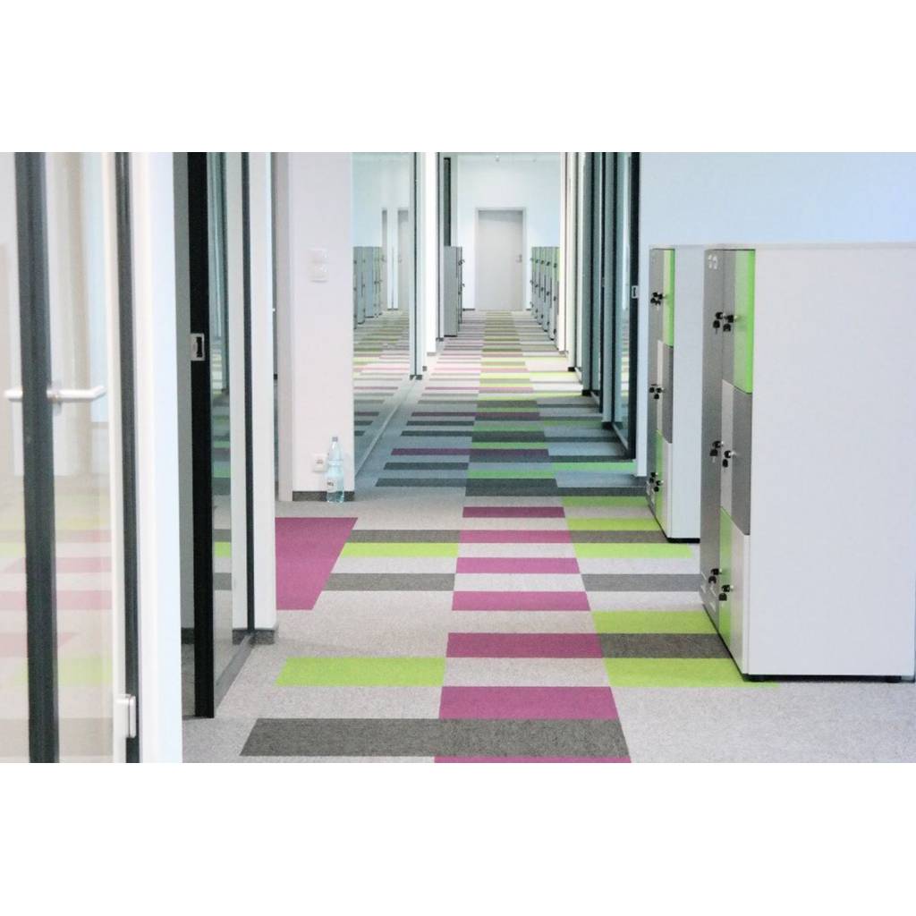 Wykładzina Dywanowa Mevia 50x50 Szara 2202MEVIA Klasa 32 5.9 mm