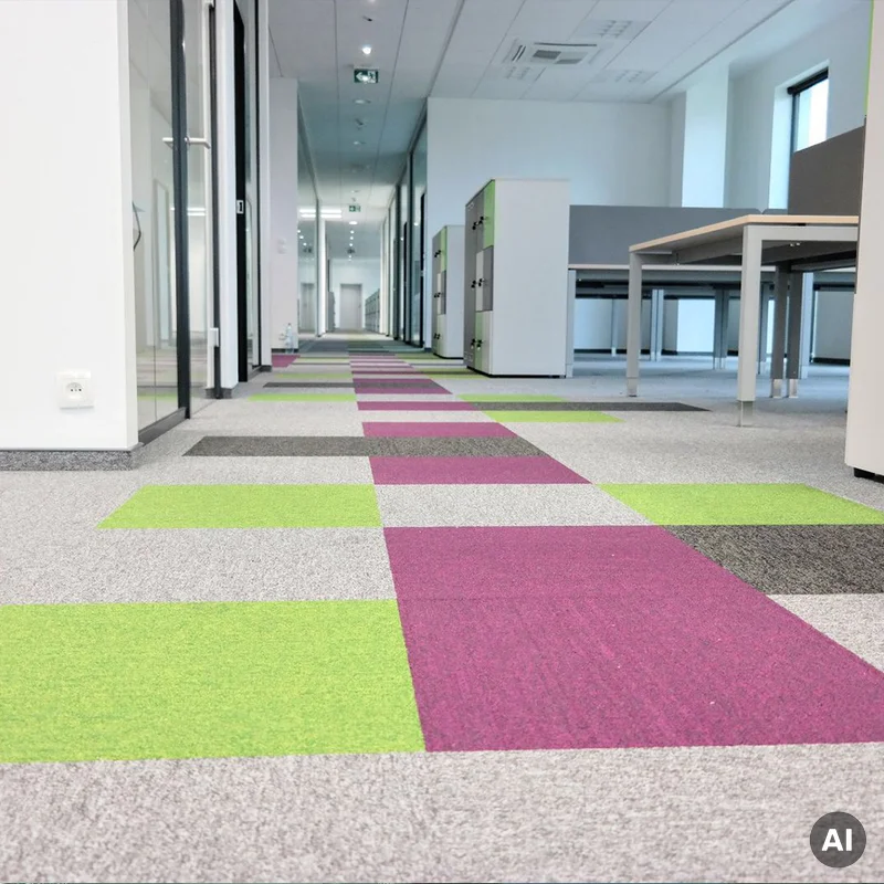 Wykładzina Dywanowa Mevia 50x50 Szara 2202MEVIA Klasa 32 5.