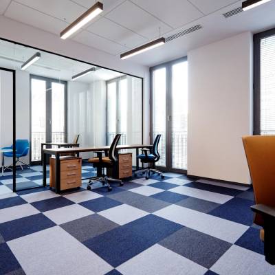 Wykładzina Dywanowa Mevia 50x50 Ciemnoszara 2203MEVIA Klasa 32 5.9 mm
