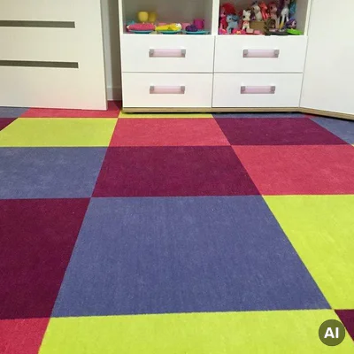 Wykładzina Dywanowa Mevia 50x50 Granatowa Granatowy 5.9 mm Klasa 32, 2205MEVIA