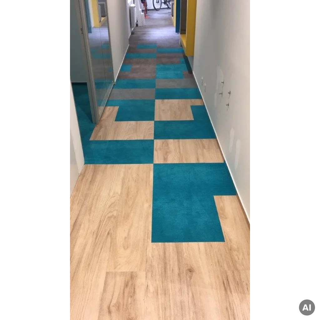 Wykładzina Dywanowa Mevia 50x50 Granatowa Granatowy 5.9 mm Klasa 32, 2205MEVIA