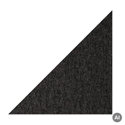 Wykładzina Dywanowa Prime trójkąt Grafitowy Grafitowy 5.5 mm Klasa 33, 1001PRIME