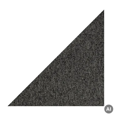 Wykładzina Dywanowa Prime trójkąt Czarny Czarny 5.5 mm Klasa 33, 1002PRIME